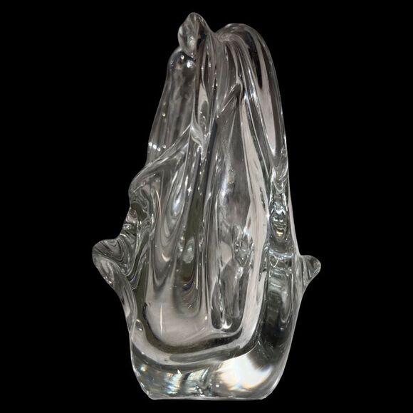 Vintage Toscany Blown Glass Collection Crystal Bride Basket - Picture 4 of 6